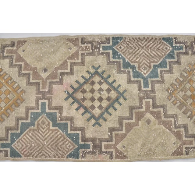 1960s 1960s Anatolian Geometric Wool Carpet For Sale - Image 5 of 10