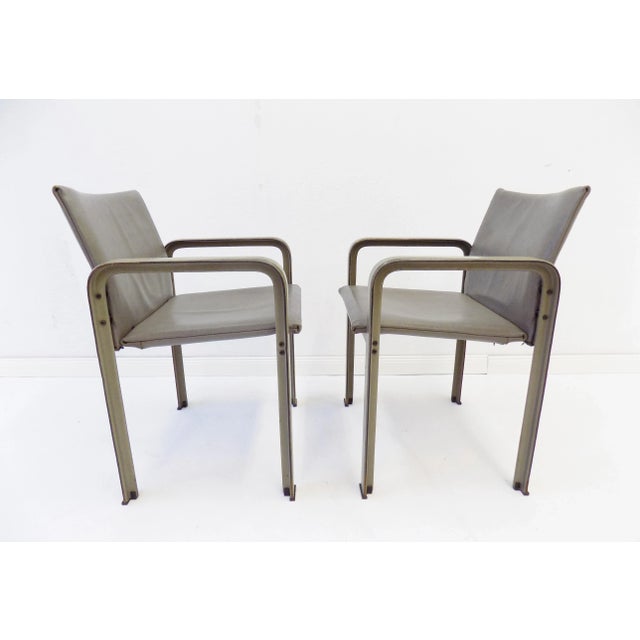 1970s Set of Gulf of the Poets Dining Chairs by Toussaint for Matteo Grassi, 1970s For Sale - Image 5 of 18
