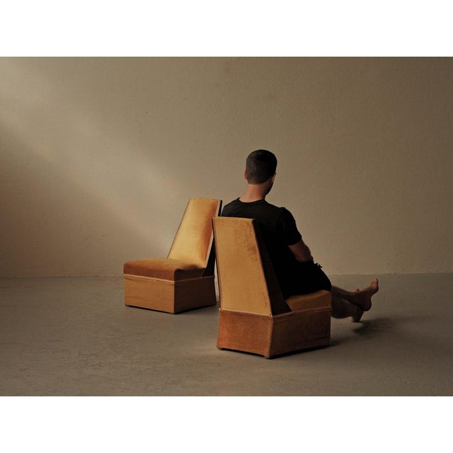 Art Deco Slipper Chairs, 1930, Set of 2 For Sale - Image 13 of 14