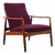 Danish Modern Lounge Chair (Hers) by Soren J. Ladefoged, ca. late 1950s, Denmark For Sale