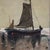 19th Century Antique Watercolor Seascape Painting With Fishing Boats & Figures by Fww, 19th C For Sale - Image 5 of 7