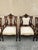 Late 19th Century Antique Victorian Carved Mahogany Inlaid Parlor Set Sofa and 4 Chairs - 5 PCS For Sale - Image 5 of 18