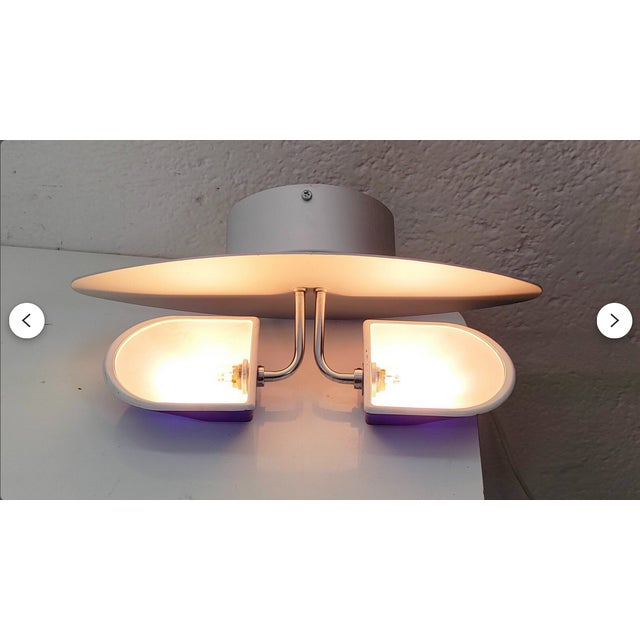 Art Deco Indigo Murano Glass Sconces, 1980s, Set of 2 For Sale - Image 6 of 11