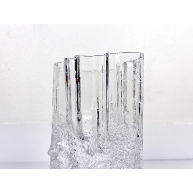 Vintage "Pinus" Glass Vase by Tapio Wirkalla for Iitalla For Sale - Image 10 of 13