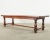 Farmhouse Country French Provincial Oak Farmhouse Trestle Dining Table For Sale - Image 3 of 13