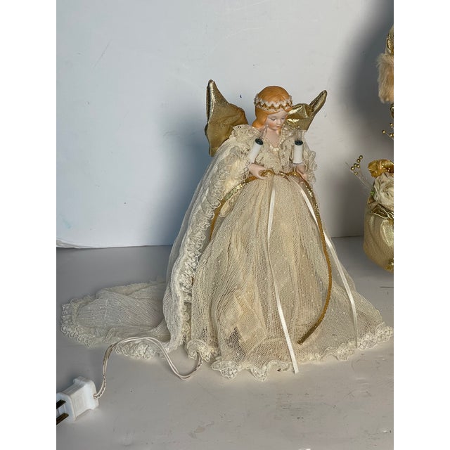 Vintage Yree Topper Christmas Angel For Sale - Image 4 of 4