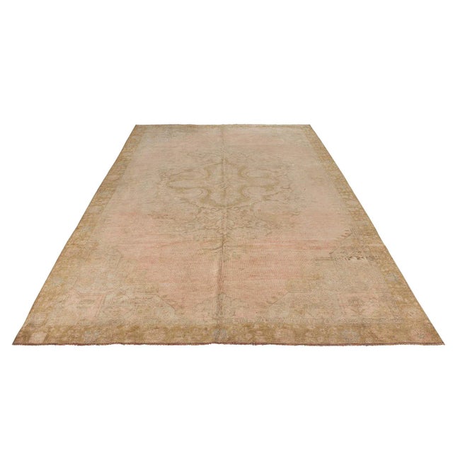 Vintage handknotted decorative wool rug from Kars region of Turkey. Approximately 50-60 years old. In very good condition.