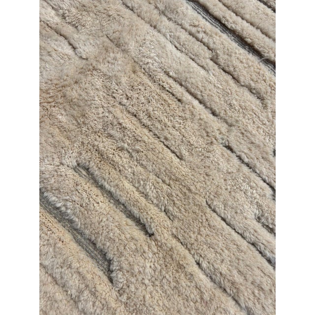 Textile Berber Moroccan Modern Carpet For Sale - Image 7 of 12