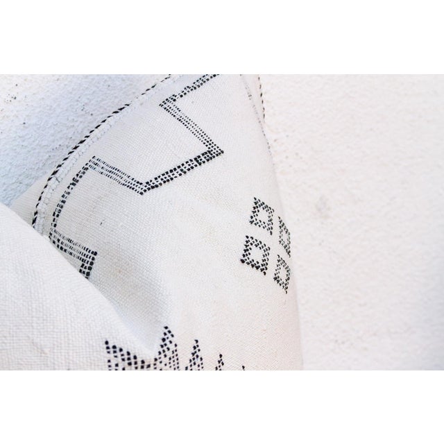 Moroccan 24" Nomad Diamond Moroccan Silk Pillow For Sale - Image 3 of 7