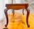 Late 20th Century Traditional Carved Wood Executive Desk With Leather Top & Marble Inlay For Sale - Image 4 of 11