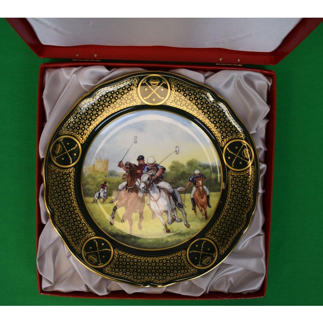 Spode England Bone China the Equestrian Series 'Polo' Plate No. 1 (Nib) For Sale In New York - Image 6 of 7