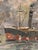 Walter Prescher Van Ed (1916-1988) Large Signed French Harbor Oil Painting For Sale - Image 10 of 16