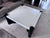 2020s Attributed Bradley Samson Pilaster Coffee Table in Cement & Ebony Ash For Sale - Image 5 of 5