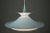 Metal White Radius Pendant Lamp by Eric Baslev for Fog and Mørup, 1960s For Sale - Image 7 of 10