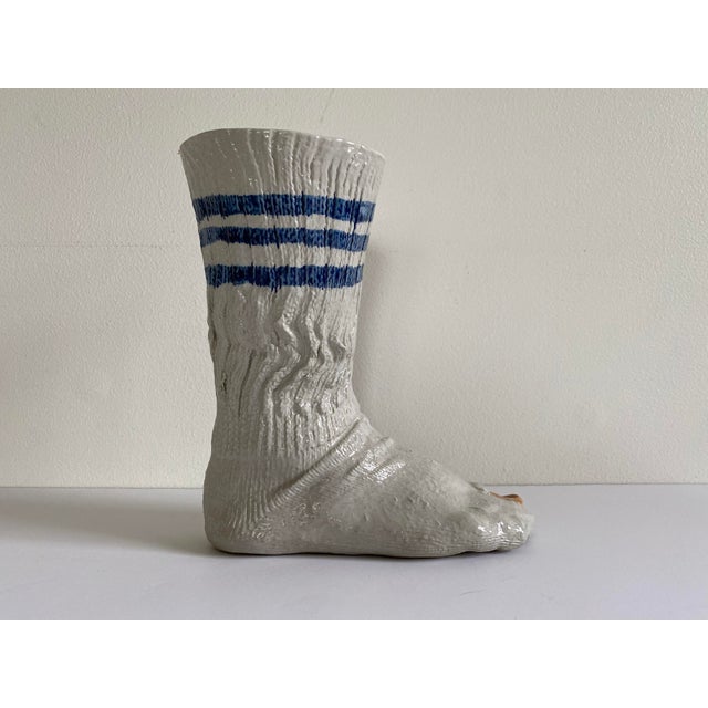 1980s Ceramic Gym Sock Vase by Louisville Stoneware For Sale - Image 9 of 9