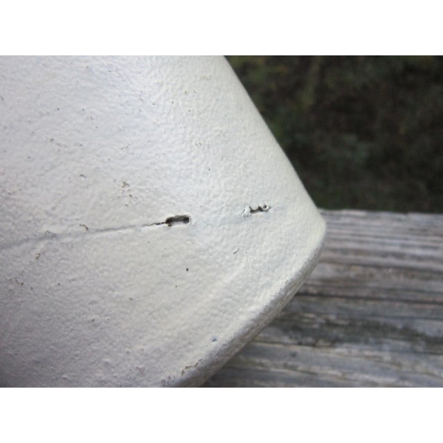 Antique Stoneware Crock Cream With Flower Decal 8 3/4" Tall Approx. For Sale - Image 11 of 11