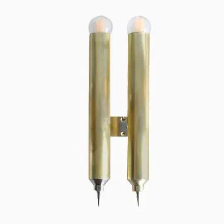 Gold Nickel-Plated and Brass Sconces from Lumière Bologna, 1960s, Set of 4 For Sale - Image 8 of 8