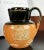 American Rare Antique 1900's Royal Doulton Dewar's Whiskey Salt Glazed Ceramic Pitcher For Sale - Image 3 of 12