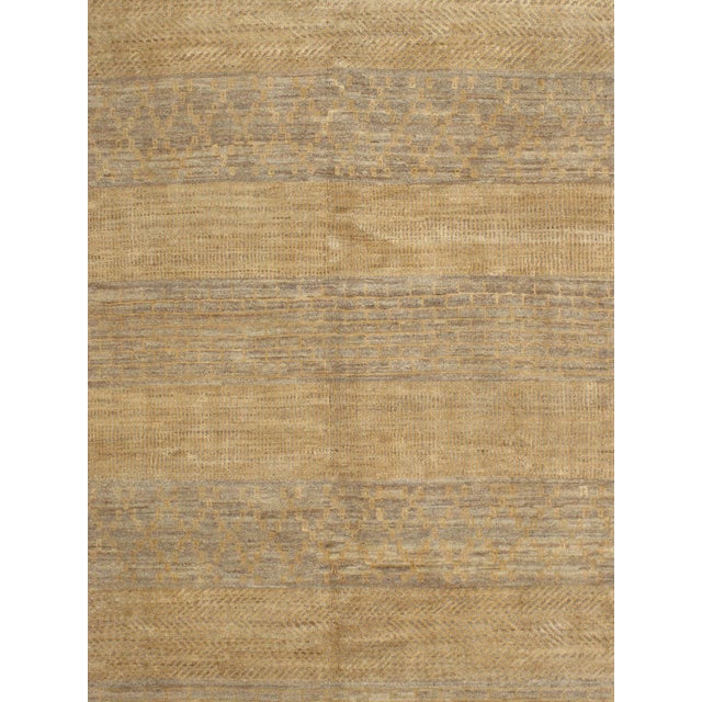 Contemporary Vintage Hand-Knotted Persian Lori Gabbeh Rug 8'3" X 11'6" For Sale - Image 3 of 5