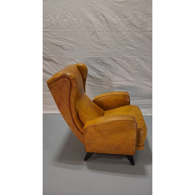 Mid-Century Modern 1950s Armchair in the Style of Jean De Merry's "Beaubourg" For Sale - Image 3 of 12