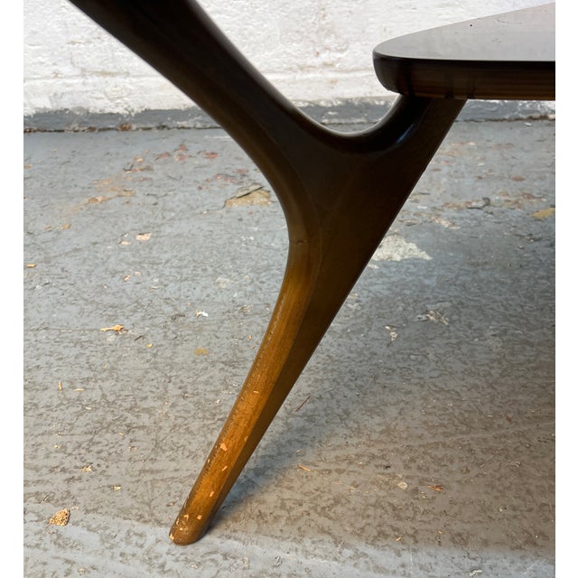 Mid-Century Modern Atomic Boomerang Two-Tier Coffee Table For Sale - Image 15 of 15