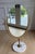Brass Vintage XL Brass & Carrara Marble Double-Sided Vanity Mirror Attributed to Charles Hollis Jones For Sale - Image 8 of 8