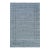 3x5 Jasmine Alluring Gray Solid Open Modern Handmade Wool Carpet Rug For Sale