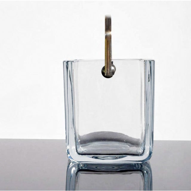 Mid-Century Modern 1970s Cartier Crystal Ice Bucket For Sale - Image 3 of 6