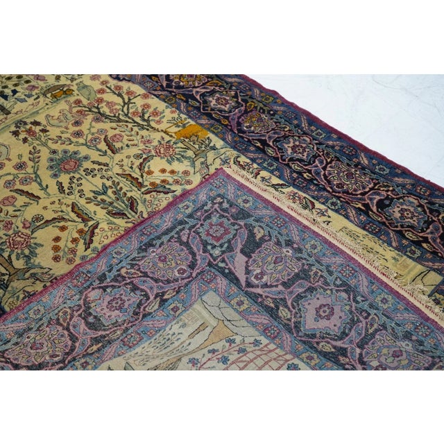 Textile Antique Tehran Rug 4'4'' x 7' For Sale - Image 7 of 8