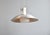 Ufo pendant lights by rolf krüger for staff leuchten circa 1960s - opaline glass reflectors - brushed aluminium shades -...