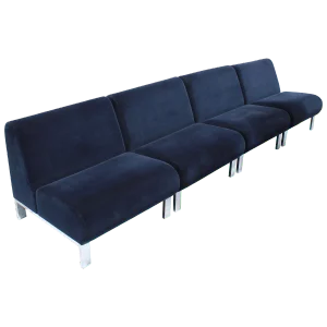 Set of Four Mid-Century Modern Club Chairs