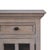 Wood Chestnut Solid Wood Sideboard With Glass Doors For Sale - Image 7 of 8