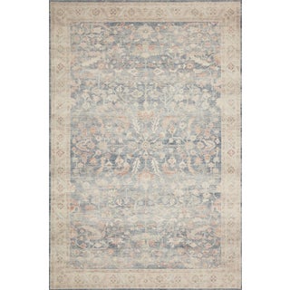 Loloi Rugs Hathaway Blue/Multi 7'-6" x 9'-6" Area Rug For Sale