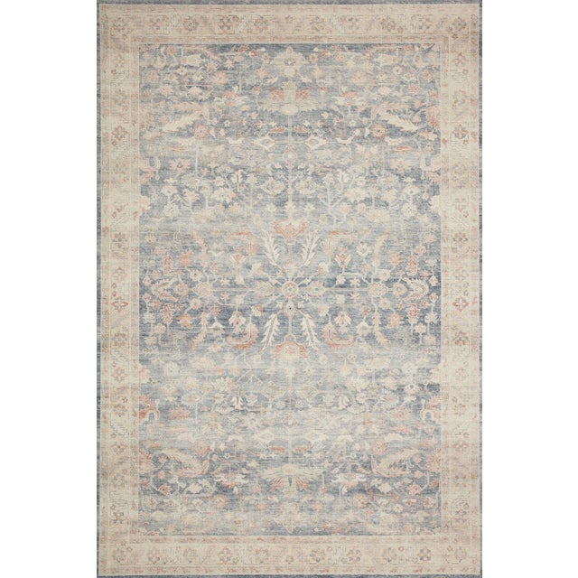 Loloi Rugs Hathaway Blue/Multi 7'-6" x 9'-6" Area Rug For Sale