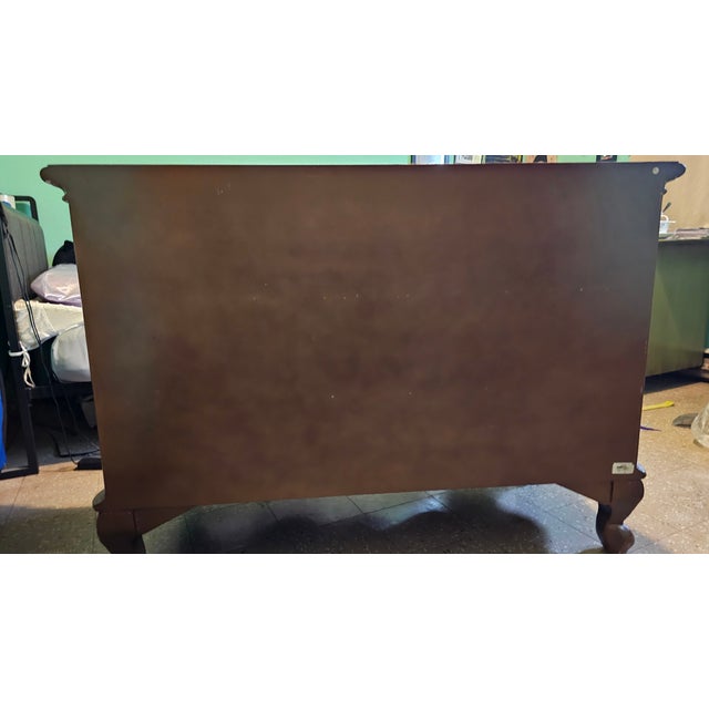 Theodore Alexander 1990s Dresser Theodore Alexander French Chateau-Style Walnut Commode For Sale - Image 4 of 10