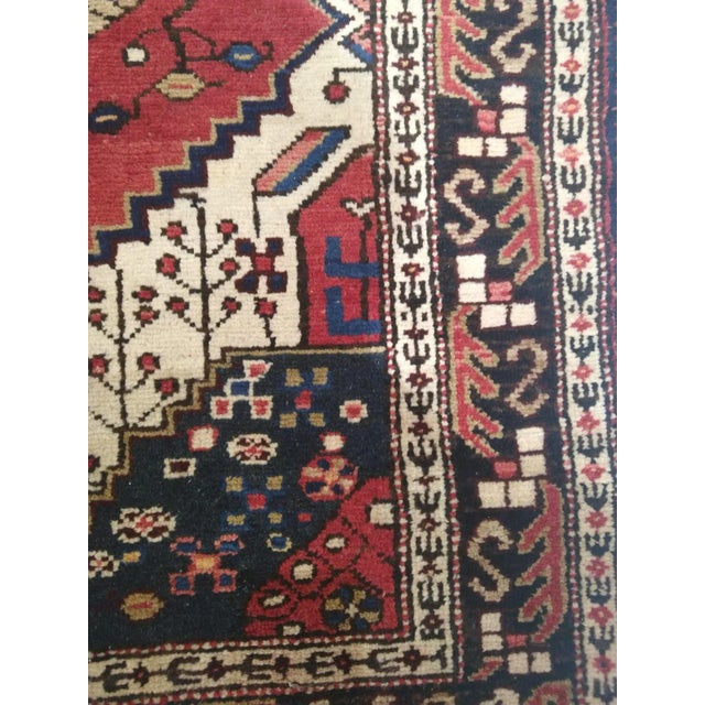 1960s 1950s Vintage Persian Hamadan Rug For Sale - Image 5 of 9