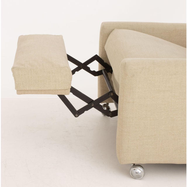 Pair of Modern Wool Upholstered Reclining Chairs For Sale - Image 12 of 12