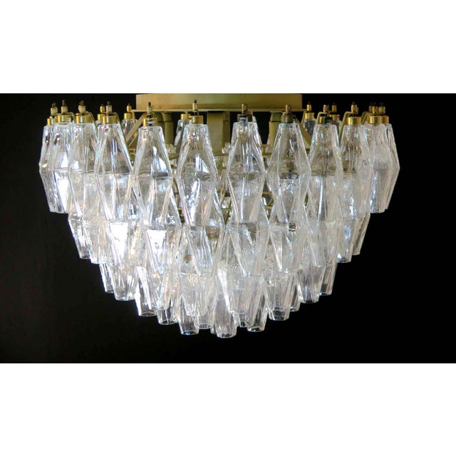 Murano Poliedri Ceiling Light by Carlo Scarpa, 1990 For Sale - Image 13 of 13