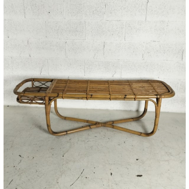 Low Bamboo Bar Table, 1960s For Sale - Image 6 of 13