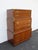 Late 20th Century Lexington Furniture Hollywood Regency Campaign Tall Chest of Drawers 6637 For Sale - Image 5 of 18