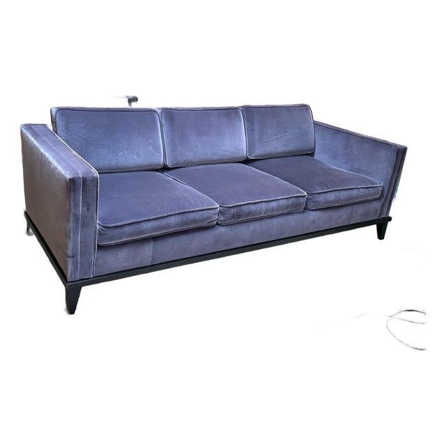 Donghia Hudson Sofa in Holly Hunt Velvet For Sale