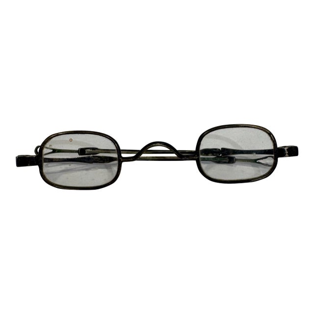 Antique Square Frame Eyeglasses For Sale