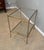 1990s Faux Bamboo Brass & Glass table For Sale - Image 5 of 12