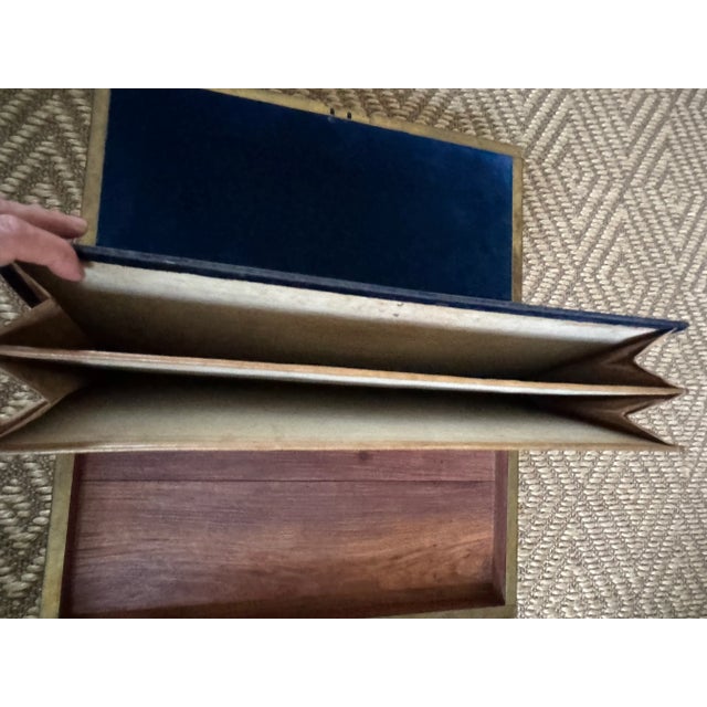 Antique English Campaign Victorian Era Portable Lap Desk For Sale - Image 9 of 9