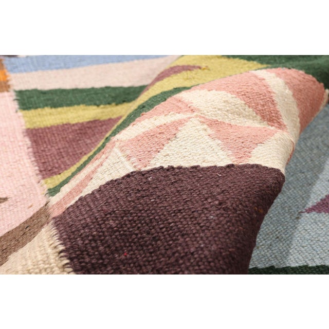Contemporary Indian Kilim Rug, 05'03 X 08'02 For Sale In Dallas - Image 6 of 10