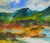 American Lake & Mountains Watercolor Landscape by Les Anderson For Sale - Image 3 of 6