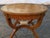 Elevate your interior with this sophisticated Vintage John Widdicomb Round Fruitwood Side Table, a masterclass in mid-...