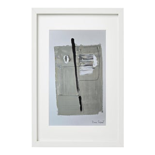 One-of-a-Kind Contemporary Abstract Original Neutral Color Palette Oil Painting / Earth Tones For Sale