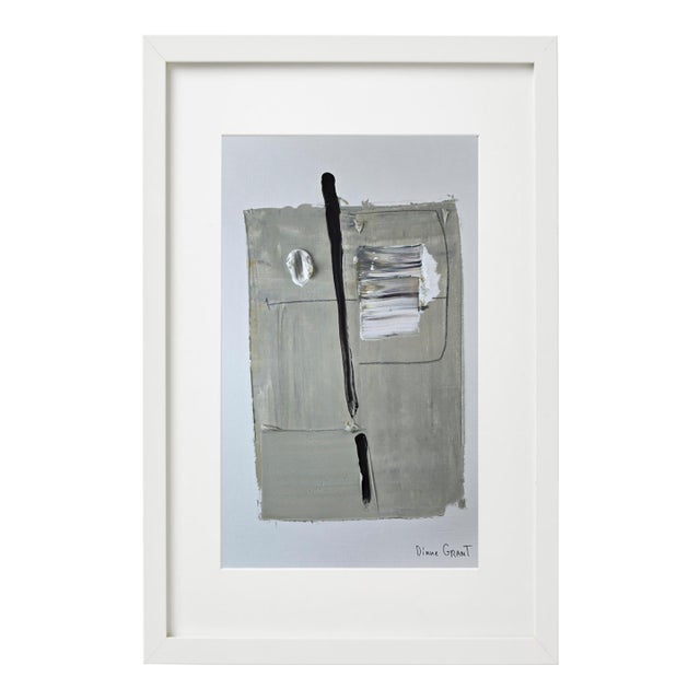 One-of-a-Kind Contemporary Abstract Original Neutral Color Palette Oil Painting / Earth Tones For Sale