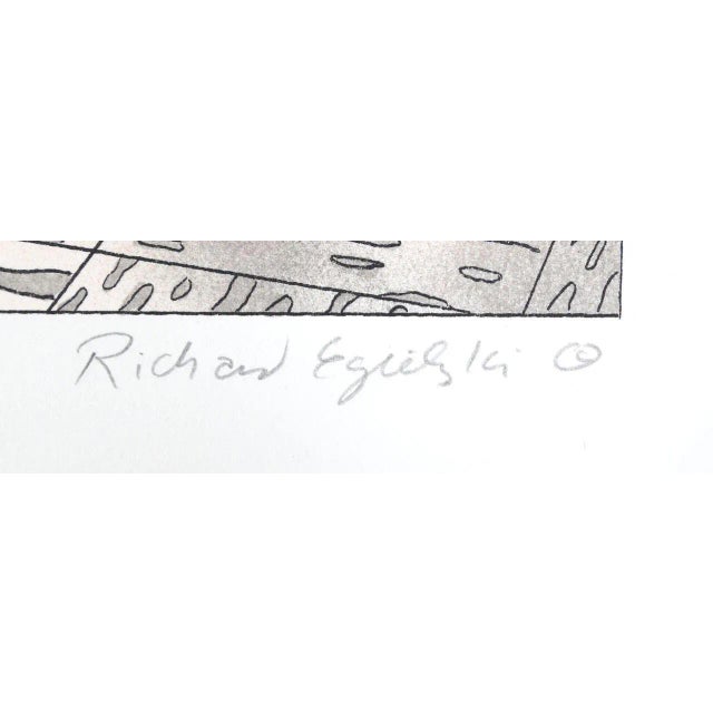 Artist: Richard Egielski, American (1952 - ) Title: Between Stations Year: circa 1979 Medium: Lithograph, signed and...